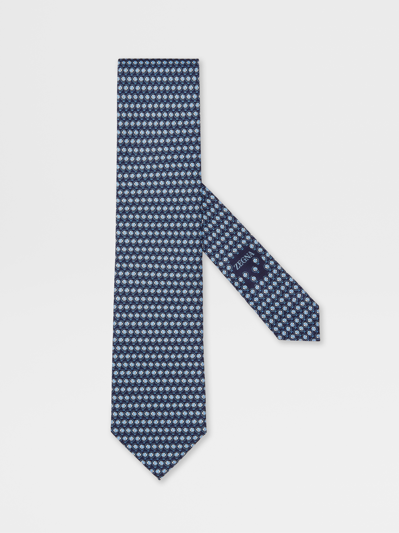 Dark Blue Silk Tie